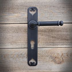 Klamka LISBONA z szyldem na wkładkę 72mm-OSTATNIE SZTUKI