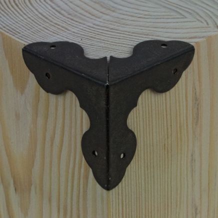 Narożnik dekoracyjny czarny 33x33x33 mm